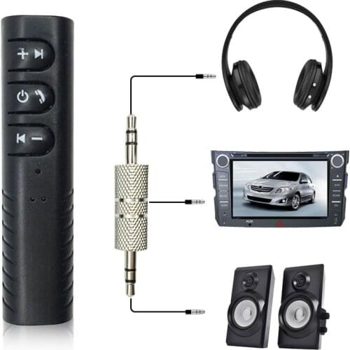 3.5mm Jack Bluetooth Audio Wireless Bluetooth Receiver Car Aux Transmitter Cable Free Auto Jack Adapter for Speaker Headphone