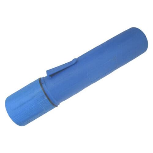 Welding rod storage quiver container for dry welding rods in cannister 10 Lbs