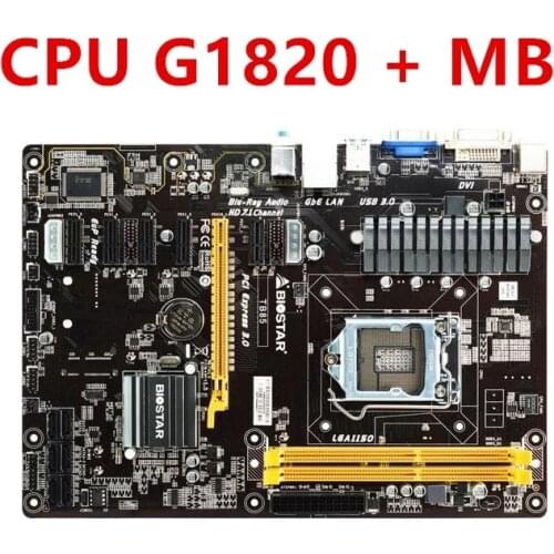 B85 BTC motherboard 6GPU 6PCI-E motherboard LGA 1150 BIOSTAR TB85 PRO ETC mining motherboard