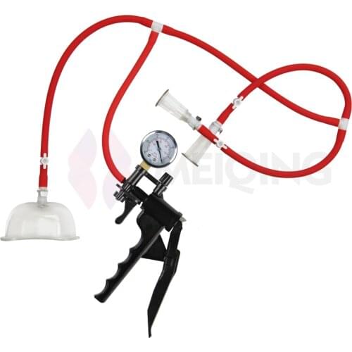 Accu-Meter Power Pump Multi-function Sex Toy Vagina Sucking Pumps Nipple Sucker Pleasure Pussy Pump Suck Up Nips Erector Massage