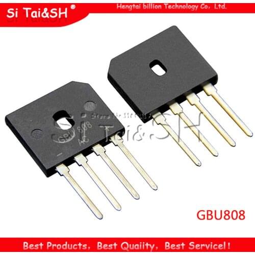 10pcs/lot GBU808 8A 800V Bridge Rectifier Wholesale