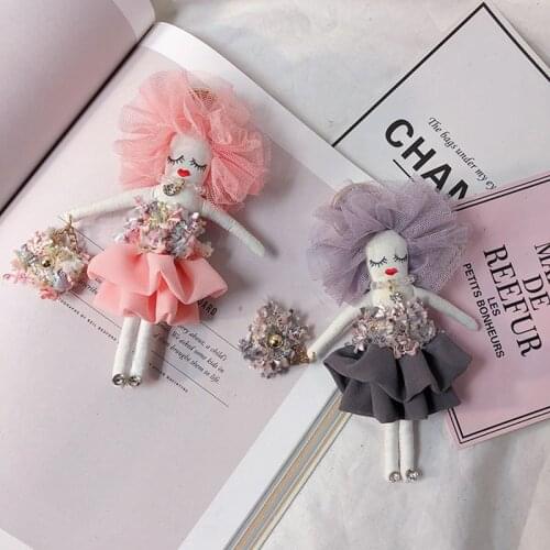 2020 New Women Handmade Bag Pendants Creative DIY Key chains Lady Car Charms Girls Dolls Bag Fashion Key Ring Decorations BD905