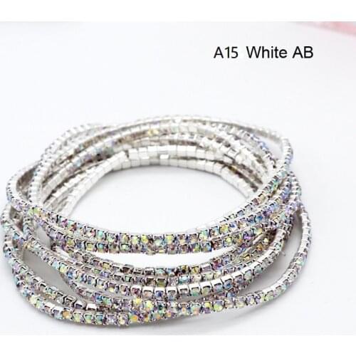 New Arrive 20pcs Elastic Crystal Beads 2mm Charming Lovely Bling Bling Crystal Rhinestones Bracelet Jewelry Gift for Summer Days