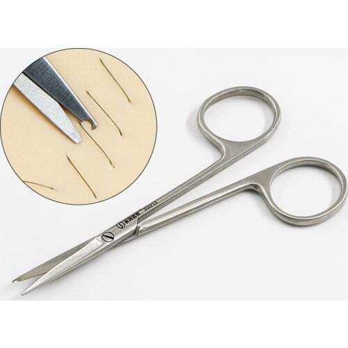 Crescent-shaped suture scissors, bandage scissors, double eyelid open corner scissors, surgical tissue scissors, crescent-shaped