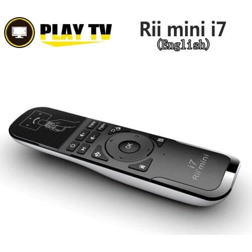 Original Rii Mini i7 2.4G Wireless Fly Air Mouse Remote Control Motion Sensing built in 6-Axis for Android TV Box Smart PC