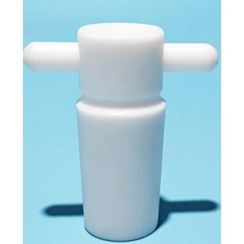 Standard matte PTFE plug,Joint 19/26,PTFE plug with handle,Male 19/26