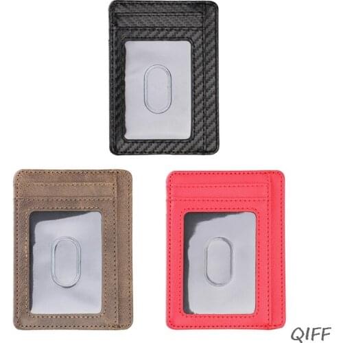 Ultra Slim RFID Blocking Minimalist Wallet Business Card Cover Case Super Thin