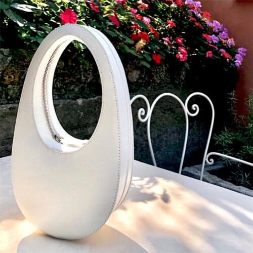 [EAM] Simple Style PU Leather Bags For Women 2021 Autumn Winter Fashion Handbag Female Branded Trending Hand Bag HO561