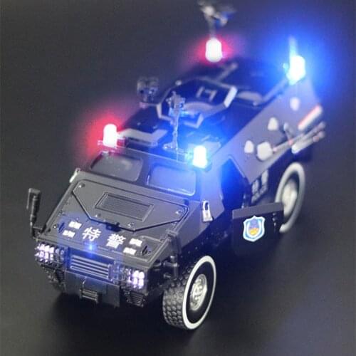 1:24 Mini Jeeps Refit Armored Car Model Alloy Car Diecast Off-road Vehicle Die casting Simulation Collection Gifts Toys for boys