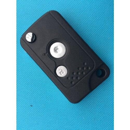 1pcs of new replacement flip key shell For Honda 2 button remote key case blank uncut blade folding no logo