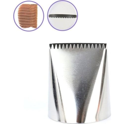 1PCS Extra Large Stainless Steel Nozzle Icing Piping Nozzles Cream Cake Decorating Tools Pastry Tip Fondant Baking Accessories