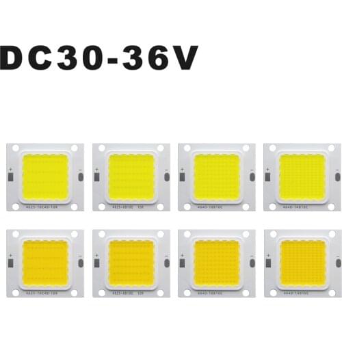2pcs/lot DC30-36V High Brightness SMD LED Chip 20W 30W 50W 70W High Power LED COB Bead For Flood Light Searchlight Spotlight