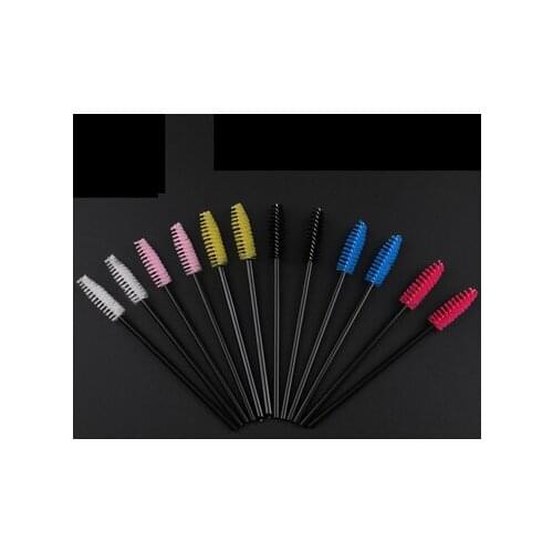 100boxes Disposable Make up Eyelash Brush Mascara Wands Wand Brush Eye Lash Makeup Brushes Tool with Box fashion