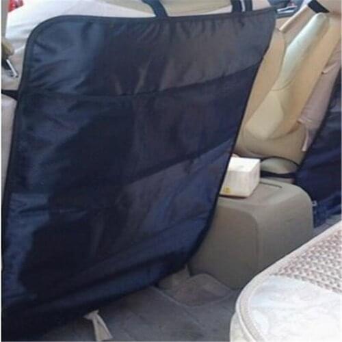 100 X Black Waterproof Protective Anti-kicking Pad Child Car Seat Back Multi-function Padded Dirt Protector For Seat Belts