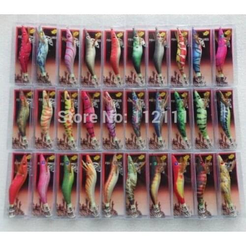 20pcs Glow in Dark Luminous Fishing Lures Baits Squid Egi Shrimp jigs Hooks.10cm 12g