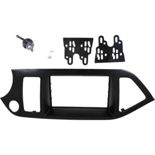 Double Din Car Radio Fascia for Kia Picanto / Morning Stereo Dash Kit Fit Installation Trim Facia Face Plate Panel DVD Frame