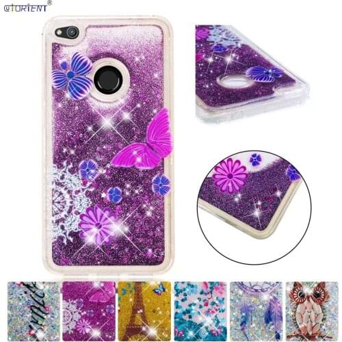 Bling Glitter Case For Huawei P8 P9 Lite 2017 Liquid Quicksand Phone Cover Honor 8 Lite PRA-LX1 PRA-LA1 PRA-TL10 PRA-LX2 Funda