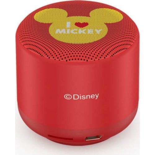 Disney Mini Bluetooth-compitible Speaker Support TF Card for IPAD/PC/Phone Portable Speaker with Anti-Lost Rope Disney Speakers