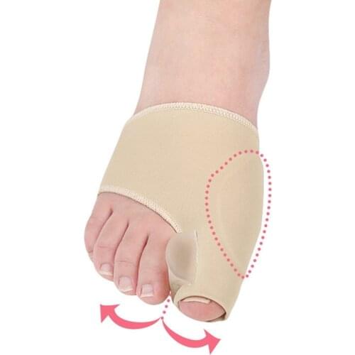Lycrab Valgus Bunion Corrector Orthopedic Tools Mat Bone Thumb Adjuster Brace Pedicure Socks for Foot Toe Separators 2Pcs=1Pair