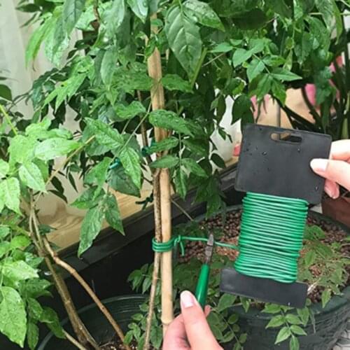 Reusable garden plant kinks with soft cord tie for gardening, home, office