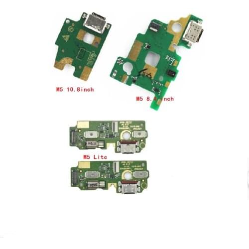 Original New USB Charging Port Dock Connector Flex Cable with Microphone Board For Huawei MediaPad M5 lite 8.4 inch & 10.8 inch