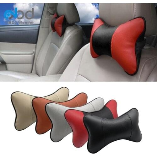 1pc Car Seat Headrest Cover Pillow Neck Rest Travel Relax Pillow Safety Breathable Car Universal Head Neck Rest Pillow Car Decor