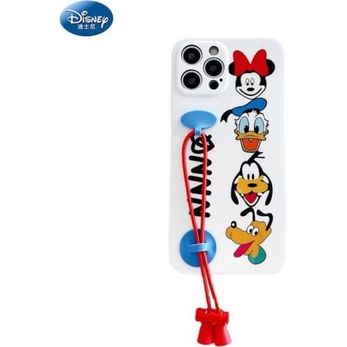 DISNEY 2021 Mickey Silicone Case for IPhone 11 Pro Xs Max iPhone 12 Official Liquid Silicon 360 Full Cover zz0603
