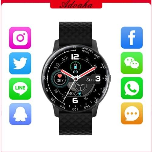 Advaka H30 1.3" TFT 240x240 IPS Smart Watch Heart Rate Sleep Sport Health Monitoring IP67 Waterproof Smartwatch For Andriod IOS