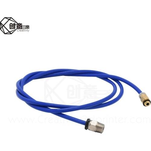 Bowden PTFE Tubing 1M+1pcs Quick Fitting+1pcs Straight Pneumatic Fitting Push 1.75mm Filament 3D printer part