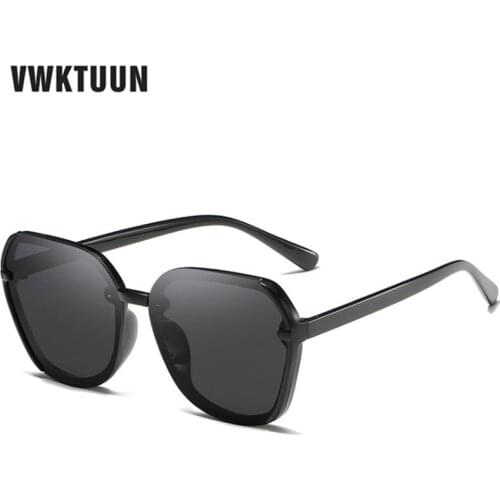 VWKTUUN Sunglasses Women 2020 Black Sun glasses For Men Driving Driver UV400 Sport Eyewear New Sunglass Female Male Points