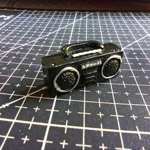 1pcs/lot Resin radio 30mm Ornaments Micro landscape Ornaments Creative Home Gardening Decorations