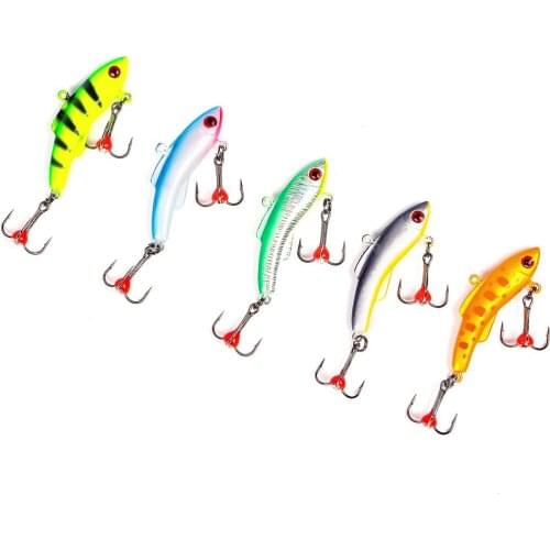 1PCS Winter Ice Jig 5cm 20g Fishing Lure VIB Fake Lure Artificial Bait Leurre Balancer For Fishing Carp Pike Perch Ice fishing