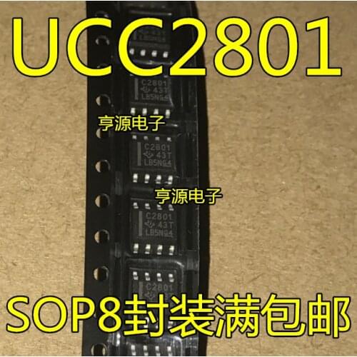 10PCS UCC2801 UCC2801DTR C2801 SOP8