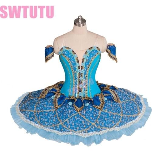 2015 New Arrival!adult blue swan lake ballet tutu for sale,performance dance costumesBT9061