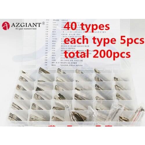 40 Type 200pcs ) Engraved Contrast Line Scale Shearing Teeth Blank Car Key Cutting Teeth Blade Key all brands Locksmith Tool