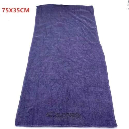 75x35 Microfiber Car logo towel Car wash clean towel For Toyota camry car style car accessaries