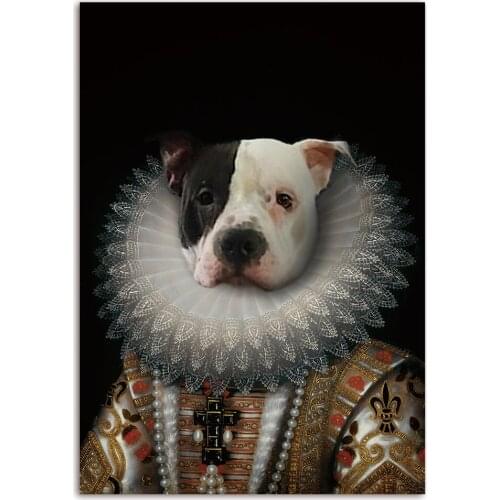 Full Diamond Painting Animal Head Nordic Vintage Style Human Body Embroidery Home Decoration Wall Decor Handmade Diy Gift