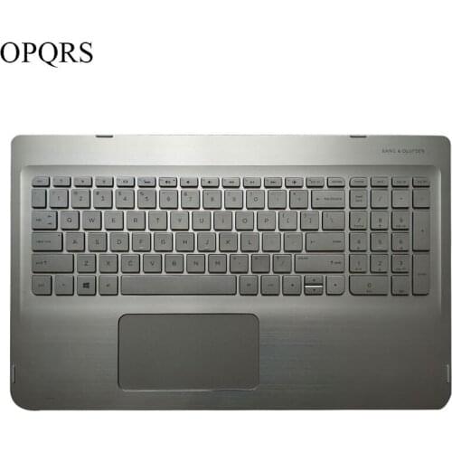 US Silver laptop Backlit keyboard for HP ENVY x360 15-W M6-W 798954-001 with Palmrest Upper cover/Touchpad