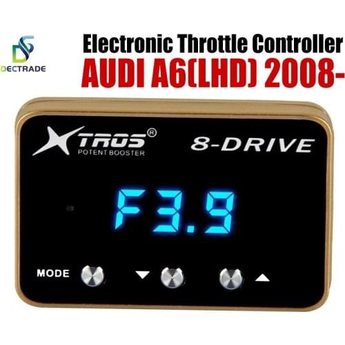 DECTRADE Car Electronic Throttle Controller Racing Accelerator Potent Booster For Audi A6 LHD 2008- Tuning Parts 8 Drive