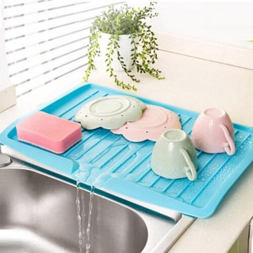 1PC Large Plastic Dish storage rack Washing Bowl Holder StorageTank Shelf Drainage Rack Kitchen Tools onvenient Organizer Shelf