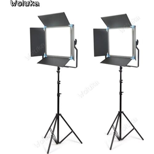 Double 100W LED Light Stand Set Dimmable 3200K-5600K DMX Dual Use Photo Studio Lighting For Photography Video Shooting CD50 T10