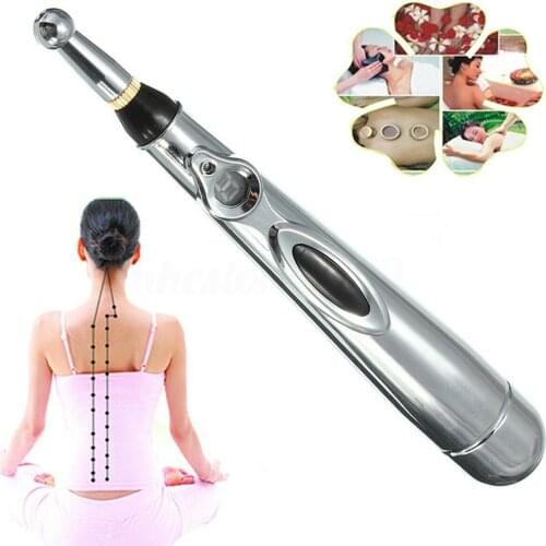 Electric Acupuncture Massage Pen Electric Meridians Meridian Pain Pen Massage Relief Heal Therapy Energy Pen Tools S9Y9