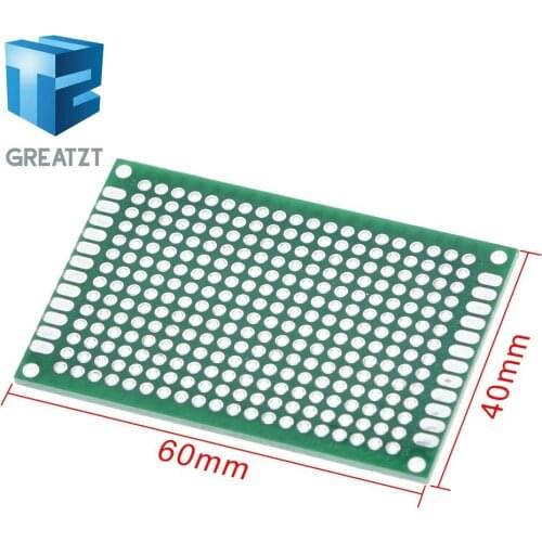 GREATZT 10pcs 4x6cm 4*6 Double Side Prototype PCB diy Universal Printed Circuit Board Green