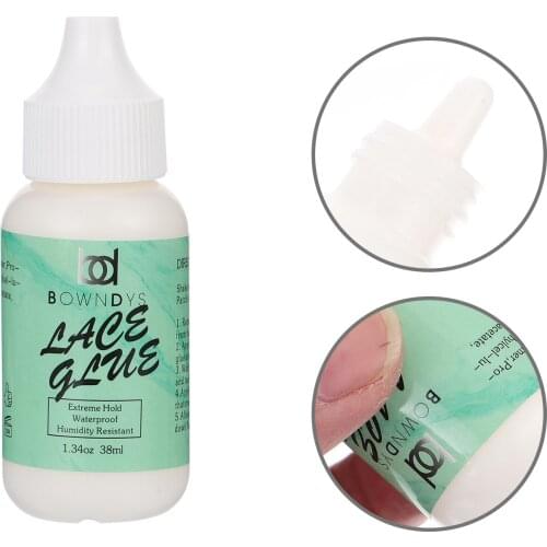 1 Bottle 38ml Wig Adhesive Glue Bonding Glue for Lace Wig Hairpieces Toupee