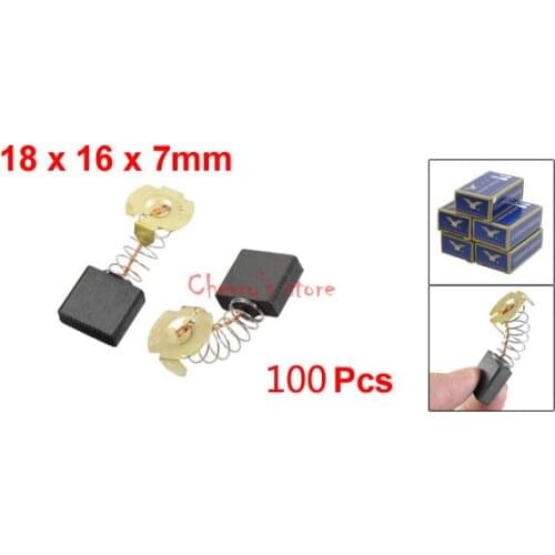 Best Promotion Wholesale Price 100 Pcs Power Tool Carbon Brushes 18 x 16 x 7mm CB203 for Makita
