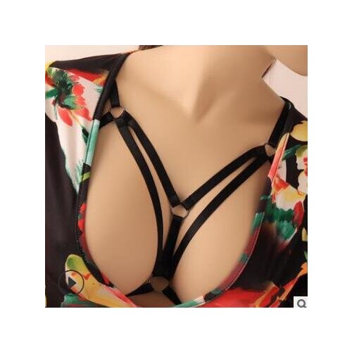 Fashion Hot koop Sexy Beha Riem Vrouwen Ondergoed Beha Fetish Borst Bondage Femme Jarretellegordel Gothic Kooi Harnas Beha S002