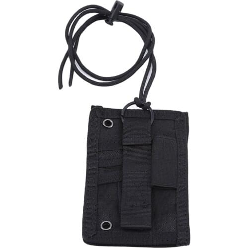 Outdoor Fashion Nylon Adjustable Removable Lanyard Military Vertical ID Card Credit Card Accessories Gift