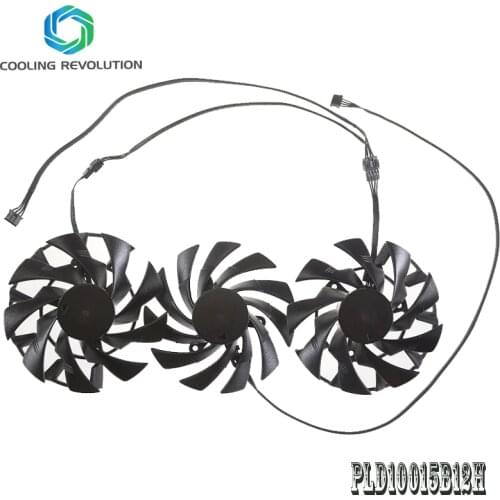PLD10015B12H DC12V 0.55A RTX3060 Ti RTX3070 Graphics Fan for GIGABYTE AORUS GeForce RTX 3060 Ti RTX 3070 MASTER
