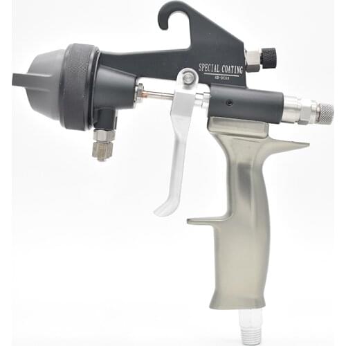 Profession double nozzle(dual-head) spray gun chrome painting solution PE spray gun two component spray gun Paint Spray Gun
