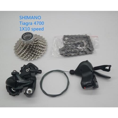 SHIMANO TIAGRA 4700 derailleur groupset 1x10s 10 speed road bike folding bike groupset cassette chain rear derailleur shifter